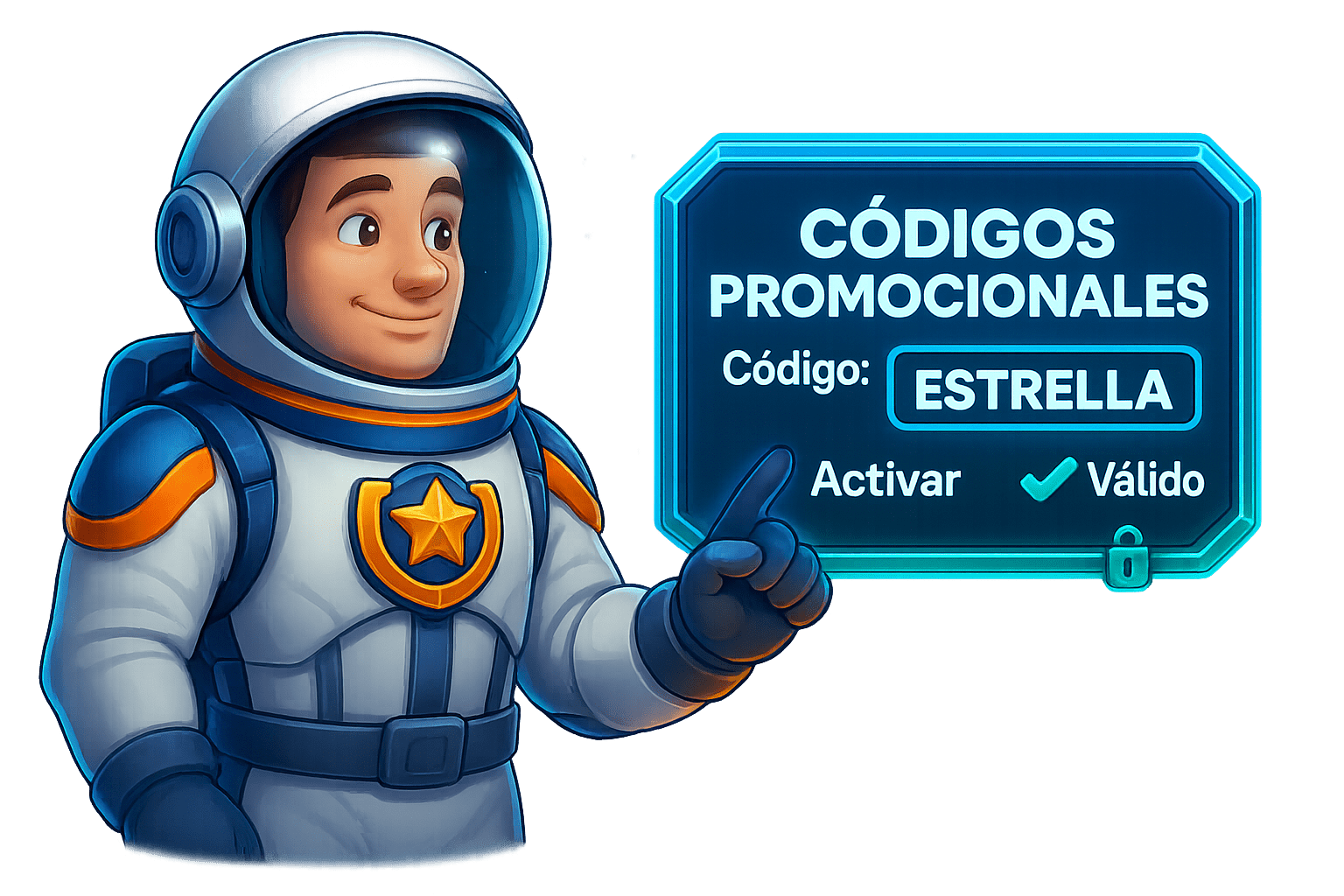 Activar códigos promo en Astronaut