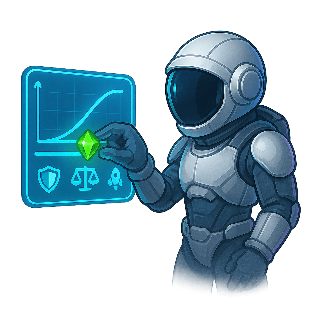 Astronaut showing essential betting tactics