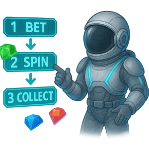 Astronaut slot game features and specs