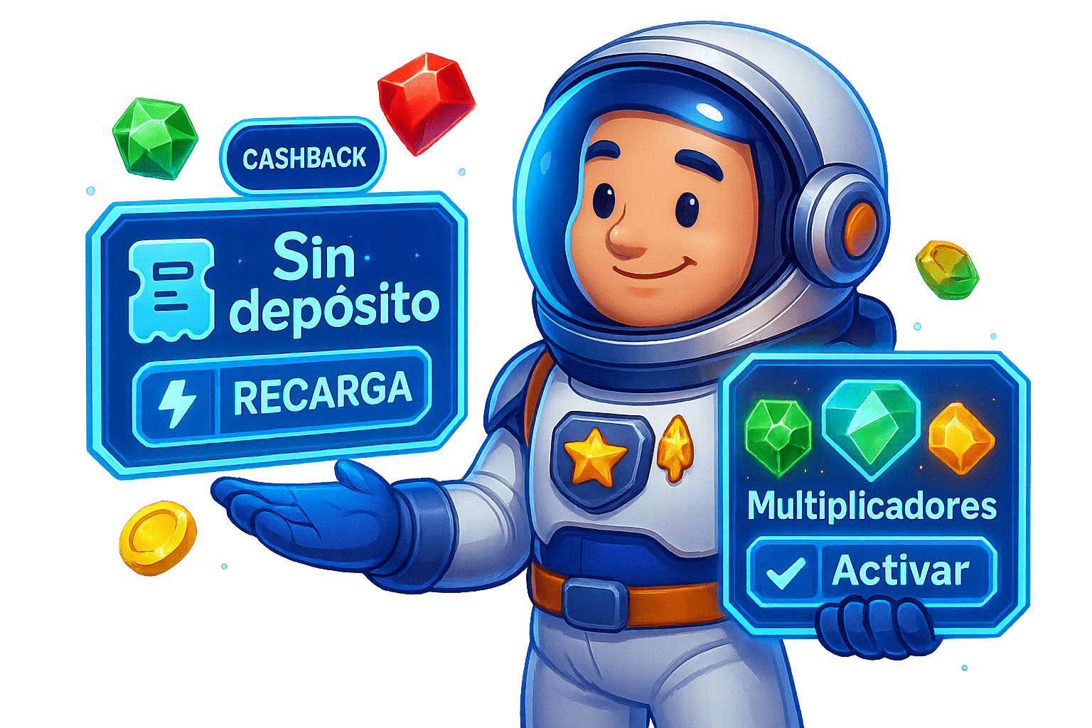 Bonos sin depósito y de recarga Astronaut
