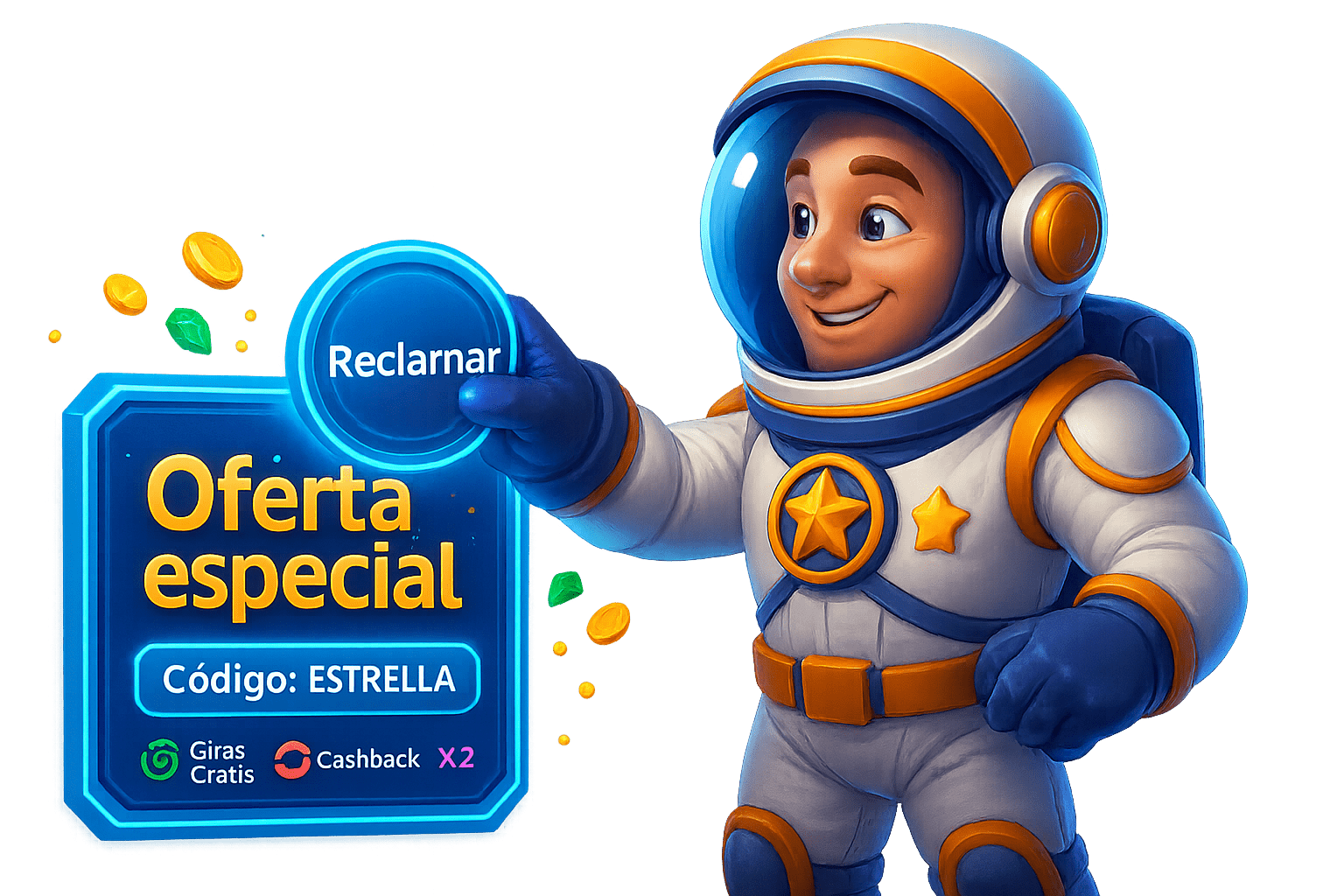 Reclamar ofertas con códigos Astronaut