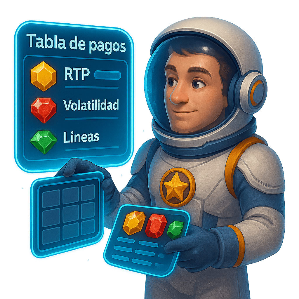 Mecánica y pagos del slot Astronaut
